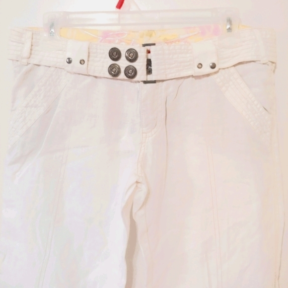 ESPRIT Linen White Pants - Picture 4 of 11